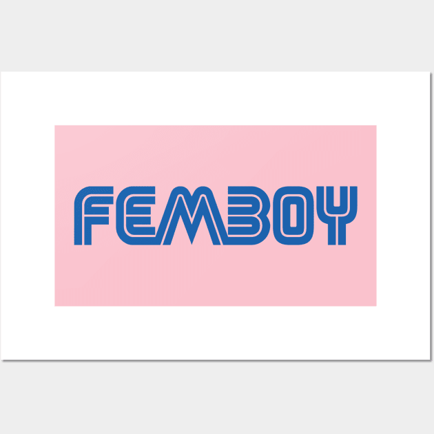 Femboy Gaymer Wall Art by MonkeyButlerDesigns